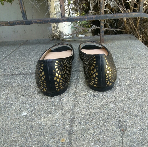 French Soles FSNY Open Toe Flats FS/NY - Picture 5 of 6